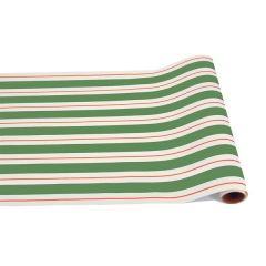 GREEN & RED AWNING TABLE RUNNER -SALE